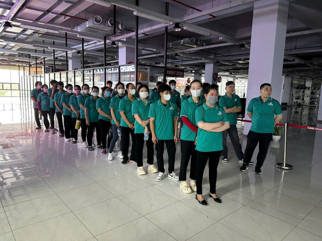 Sẵn sàng đáp ứng số lượng lớn lao động phổ thông trong giai đoạn tăng cao sản xuất