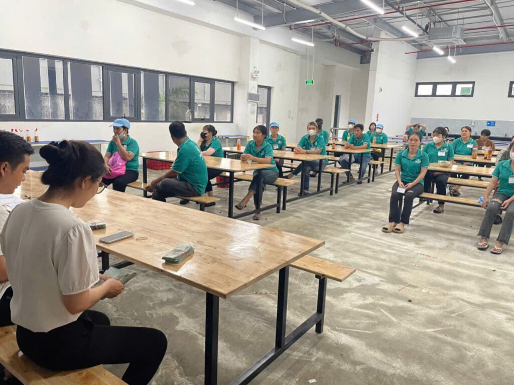 Lao động được đào tạo bài bản trước khi bàn giao cho doanh nghiệp