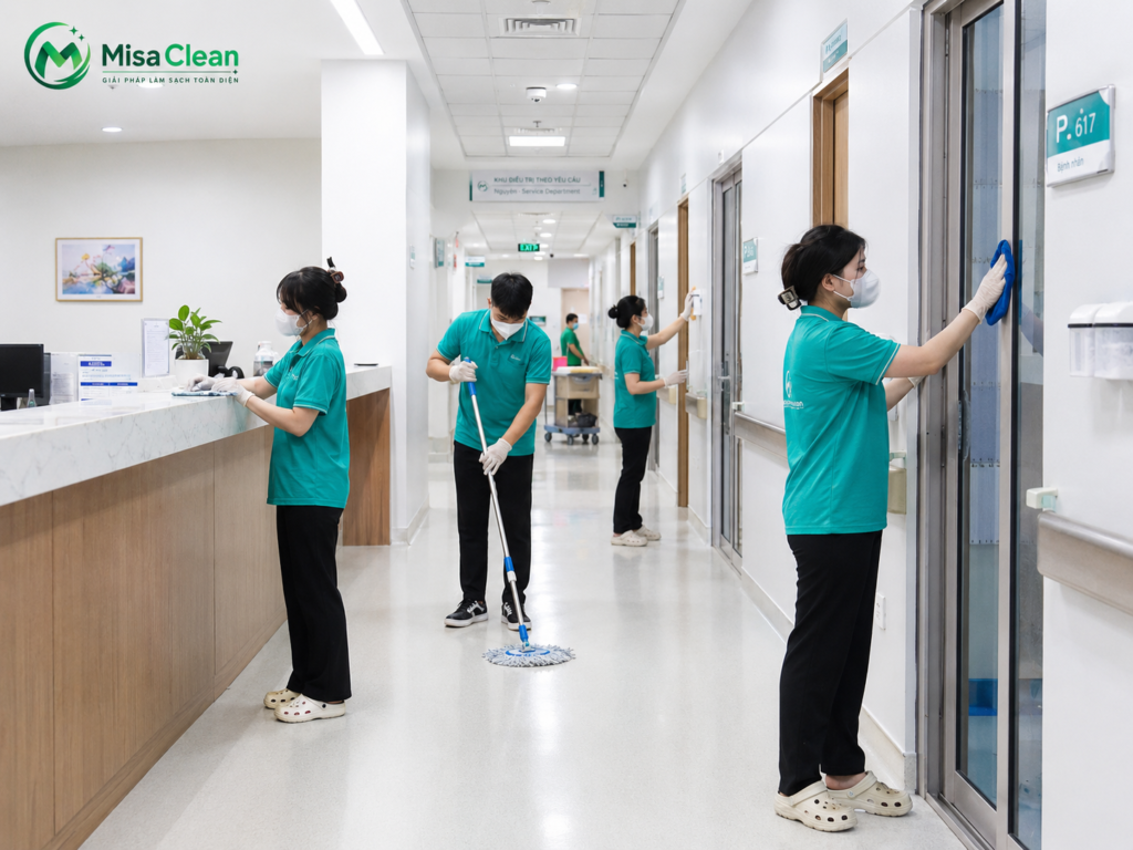 MISA Clean cam kết dọn vệ sinh sạch sẽ trước khi bàn giao cho khách hàng
